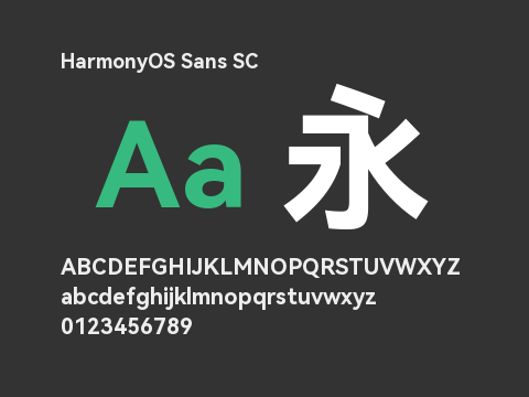 HarmonyOS Sans SC