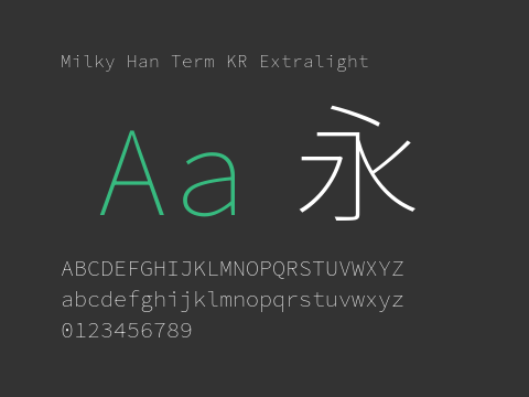 Milky Han Term KR Extralight