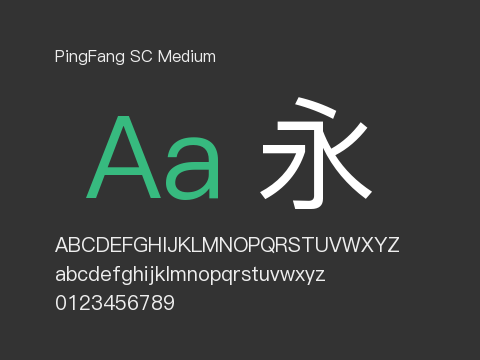 PingFang SC Medium