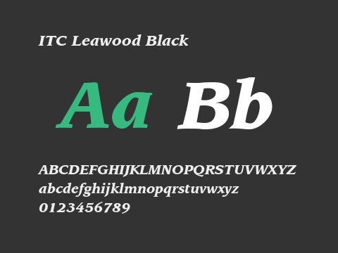 ITC Leawood Black